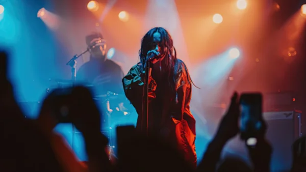 Billie Eilish live on stage