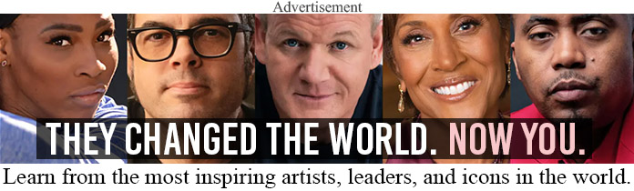 Learn from the most inspiring artists, leaders, and icons in the world.